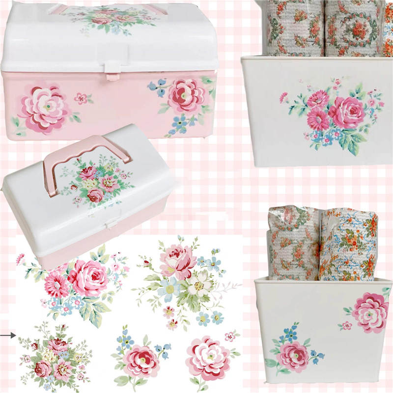 Flower Wall Panel - Adesivi del mughetto Cesto di rose