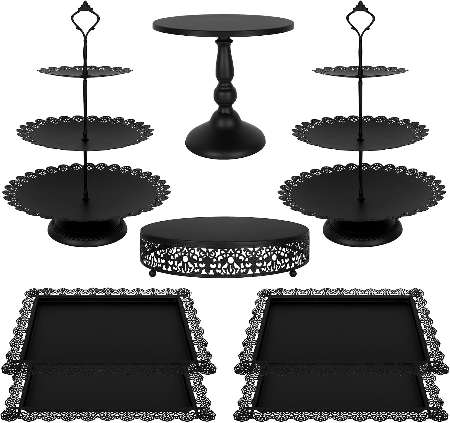 Cupcake Stand Tier - Set da 8 pezzi per esposizione