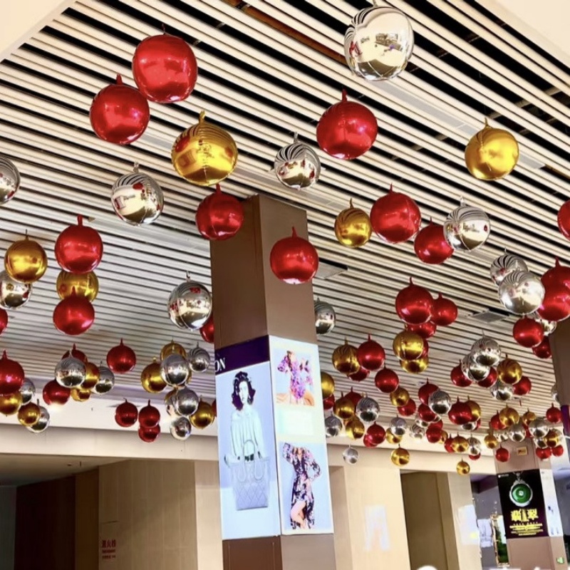 Party Event Supply Store - 5 Pezzi Palloncini Rotondi in Metallo