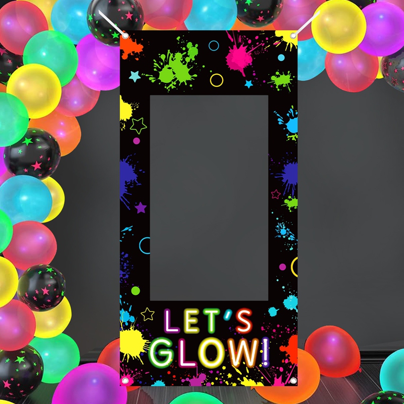 Let'S Party Event Supply - Cornice per Foto 'Let's Glow', Cornice