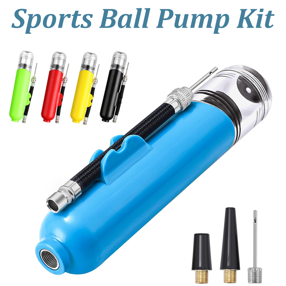 Balloon Pump Hand - Kit pompa per palloni sportivi con
