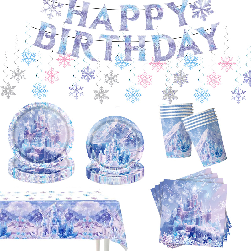 Table Cloth Disposable - Set di Stoviglie per Feste a