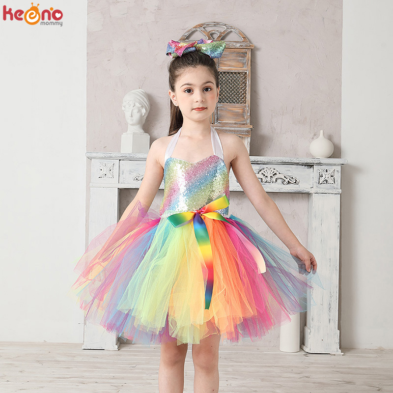 Glitter Tablecloth - Arcobaleno paillettes ragazza principessa Tutu abito