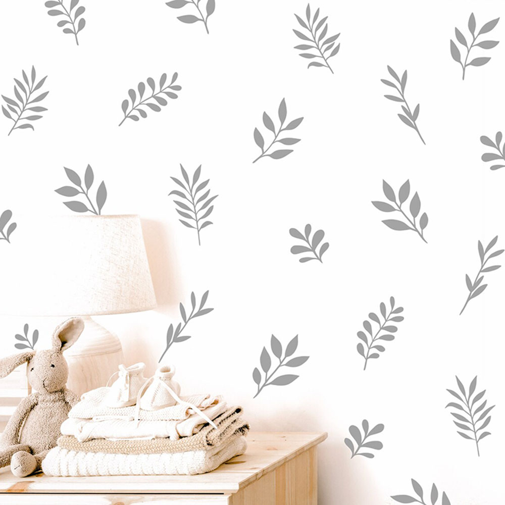 Flower Wall Panel - 41 pezzi adesivo da parete foglia