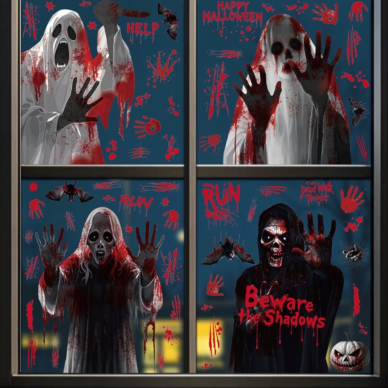 Party Event Supply Store - Adesivi Statici per Finestre di Halloween,