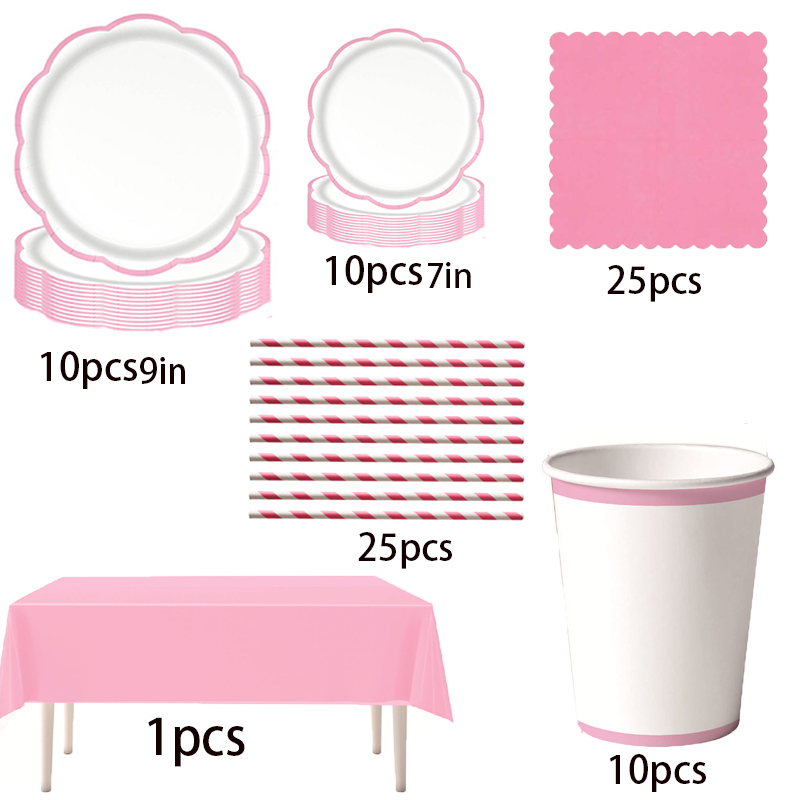 Table Cloth Disposable - Set di Stoviglie Usa e Getta