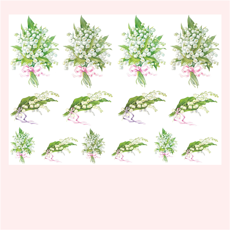 Adesivi del mughetto Cesto di  - Flower Wall Panel recensione e prezzo