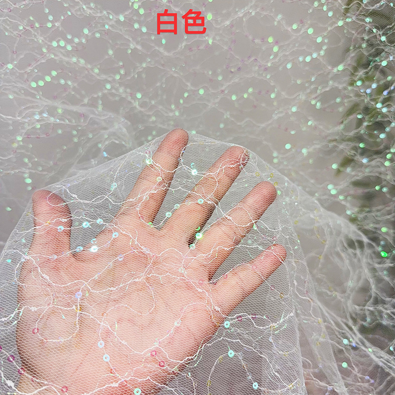 Tessuto di pizzo netto traspar - Glitter Tablecloth recensione e prezzo