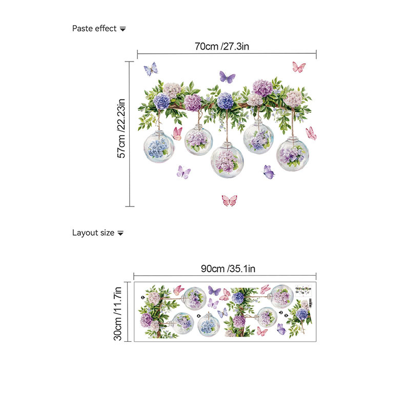 1 Pezzo di Adesivo Murale a Fo - Flower Wall Panel recensione e prezzo