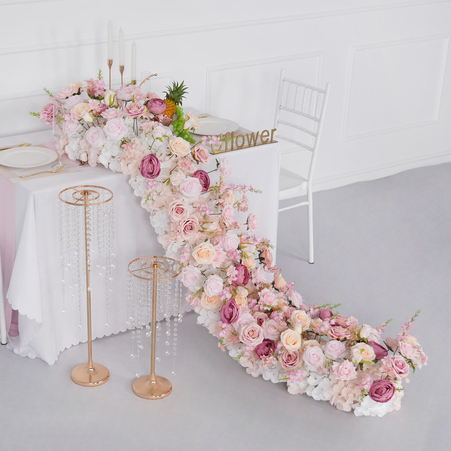 Uflower Lusso Fiore Artificial - Flower Wall Panel recensione e prezzo