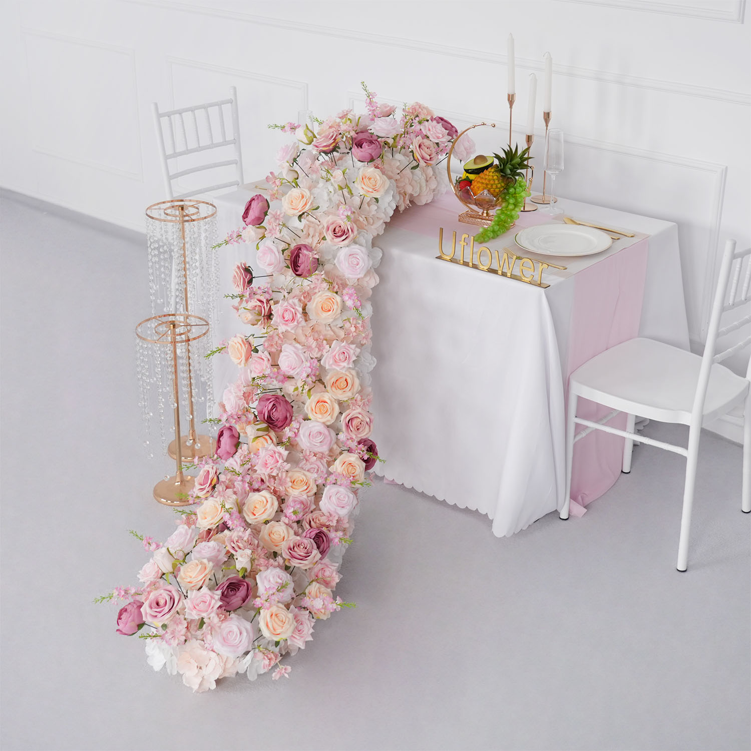 Uflower Lusso Fiore Artificial - Flower Wall Panel recensione e prezzo