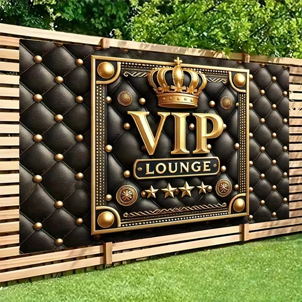 Sfondo di Lusso con Corona Dor - Party Banner Gold recensione e prezzo
