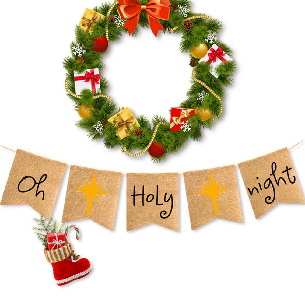Striscione 'Oh-Santa-Notte' in - Eve Party recensione e prezzo