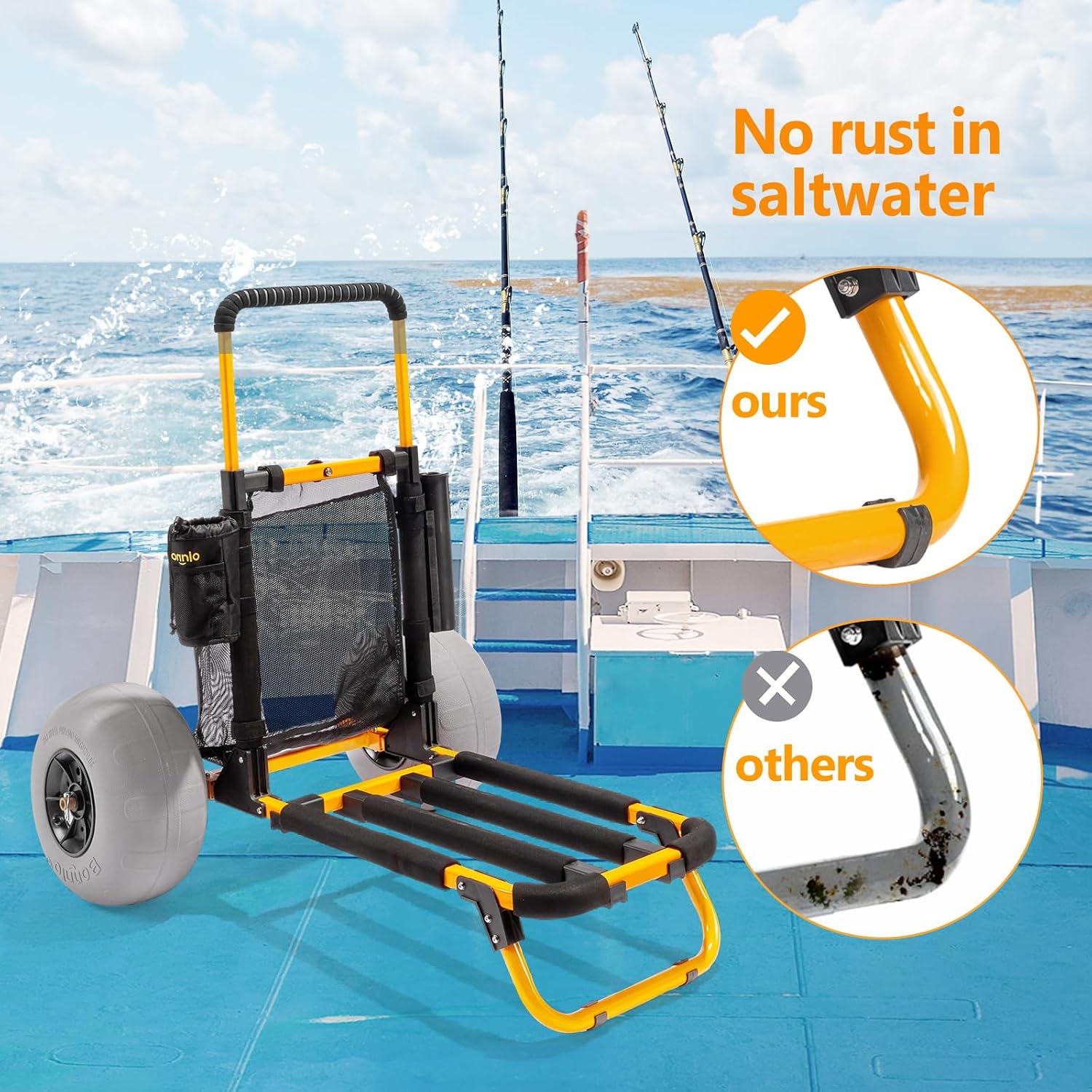 Carrello da pesca da spiaggia  - Balloon Pump Hand recensione e prezzo
