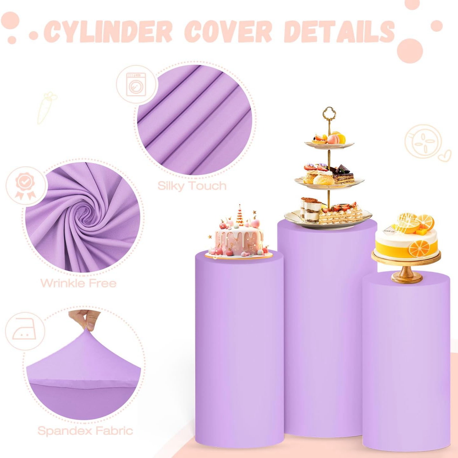 Yeele Copertura Cilindrica Vio - Dessert Table Backdrop recensione e prezzo