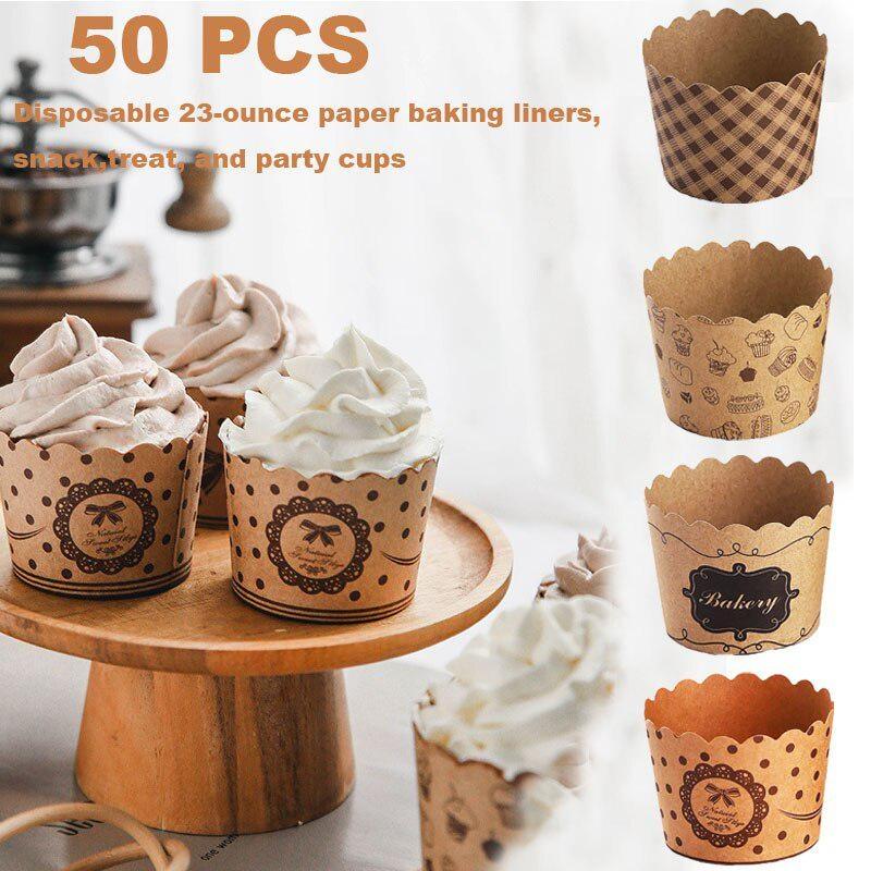50 Pz/pacco Cupcake Bicchieri  - Plastic Cup 50Pcs recensione e prezzo