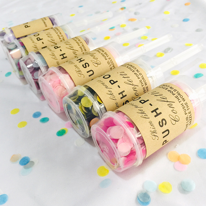 2 pezzi di coriandoli di carta - Confetti Cannon Tube recensione e prezzo