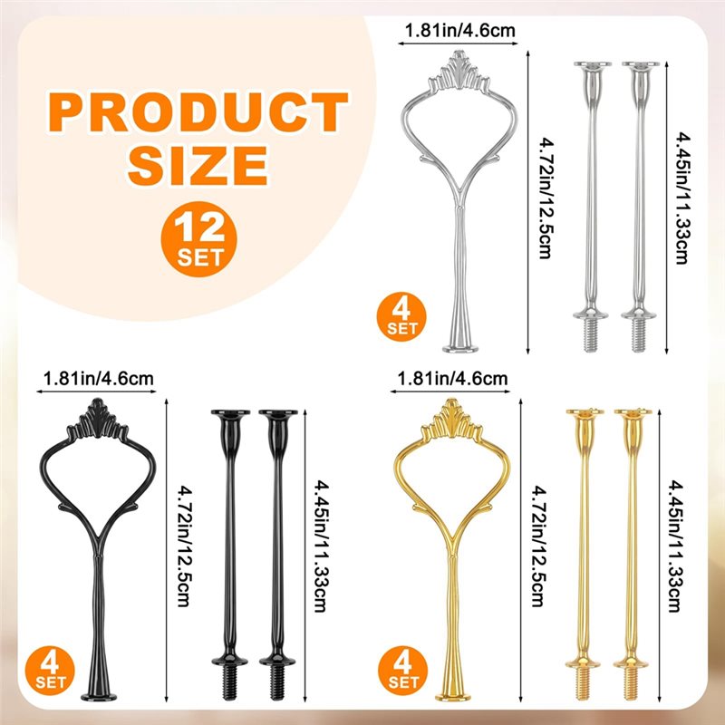 Kit hardware ABVC, 12 set di s - Cupcake Stand Tier recensione e prezzo