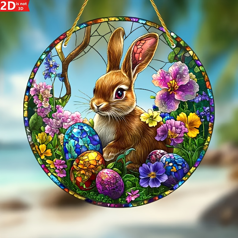 2 pezzi di coniglio pasquale c - Flower Wall Panel recensione e prezzo