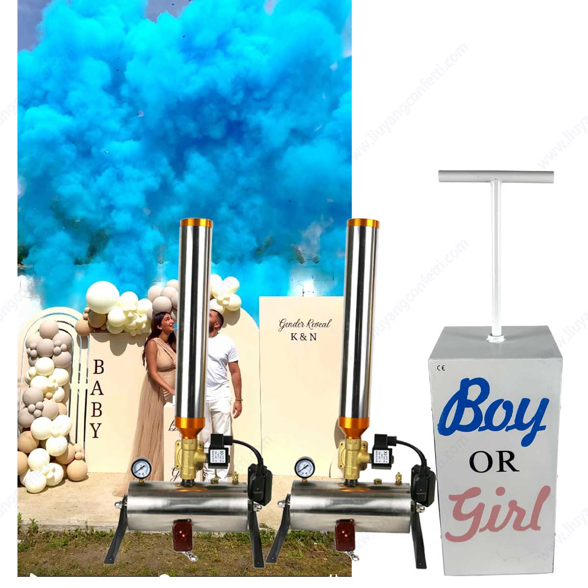 TNT Gender Reveal Cannone elet - Confetti Cannon Tube recensione e prezzo
